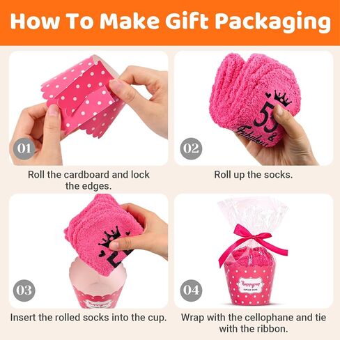 HAPPYPOP 55th Birthday Gifts - Socks for 55 Year Old Women, 55th Birthday Gift Ideas for Mom Grandmother in Saudi Arabia
