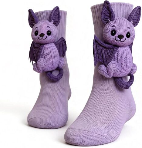 Crazy Socks Animal Form Socks for Women Kids Men Cotton Grip Socks with Silicone Dots,Funny Socks,Best Family Pack Present in Saudi Arabia