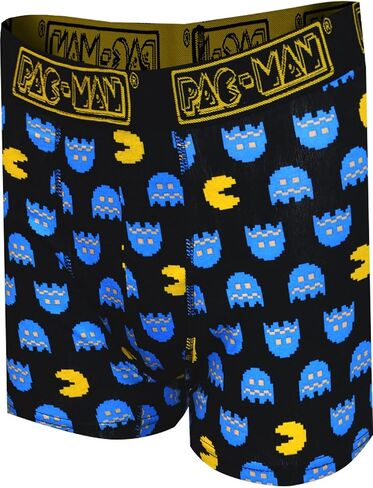 MJC Mens Pacman and Ghosts Black Boxer Briefs in Kuwait