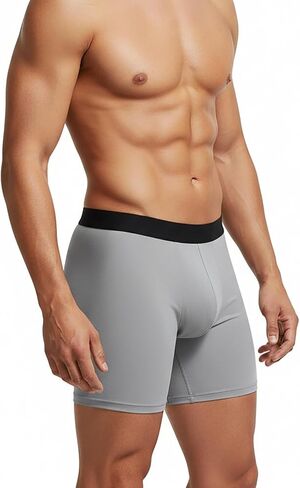 20 Packs Men's Boxer Briefs, Moisture-Wicking Underwear with Comfort Flexible Waistband, No Ride Up Underpants for Men Multi in Saudi Arabia