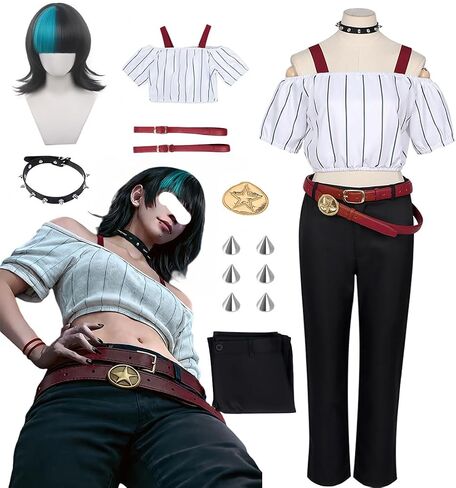 Kirara Costume Outfit Role Women New Shirt Suit Set Halloween Party in Saudi Arabia