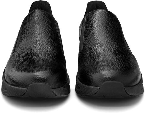 Dr. Comfort Men's Casual Leather Hands-Free, Quick Fit Shoe, Brady Black 13 Wide (E/EE) in Kuwait
