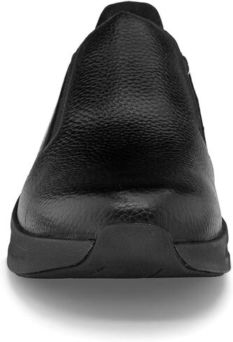 Dr. Comfort Men's Casual Leather Hands-Free, Quick Fit Shoe, Brady Black 13 Wide (E/EE) in Kuwait