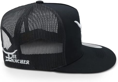 The Rancher Hat Co. Silver Bullet Western Trucker Hat - High Profile Adjustable Mesh Back Hat in Saudi Arabia