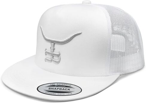 The Rancher Hat Co. Silver Bullet Western Trucker Hat - High Profile Adjustable Mesh Back Hat in Saudi Arabia