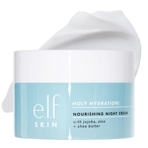 e.l.f. SKIN Holy Hydration! Nourishing Night Cream, Ultra-Hydrating Moisturizer, Infused with Shea Butter, Soothes Skin, 1.76 Oz (Packaging May Vary) in Saudi Arabia