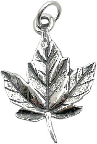 KEVIN N ANNA 925 Sterling Silver Maple Leaf Charm (Charm Only) in Kuwait