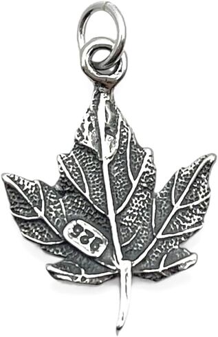 KEVIN N ANNA 925 Sterling Silver Maple Leaf Charm (Charm Only) in Kuwait