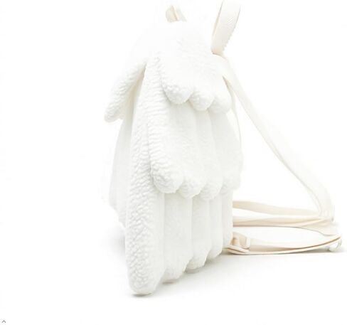 Lolita Angel Wings Backpack Cosplay Wings Plush Casual Bag Cosplay Props Bag White in Saudi Arabia