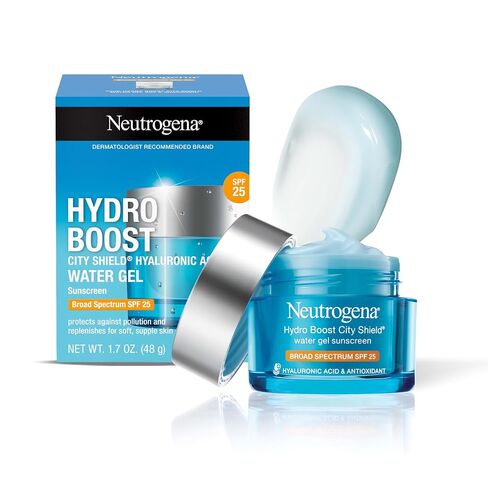 Neutrogena Hydro Boost Face Moisturizer with SPF 25, Hydrating Facial Sunscreen, Oil-Free and Non-Comedogenic Water Gel Face Lotion 1.7 oz in Saudi Arabia