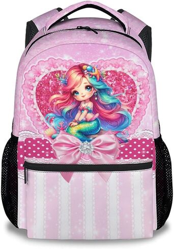 Backpack for Girls - 17 Inch Unicorn Backpacks for Girls 4-6, Cute Kids School Bookbag for Preschool Kindergarten in Saudi Arabia