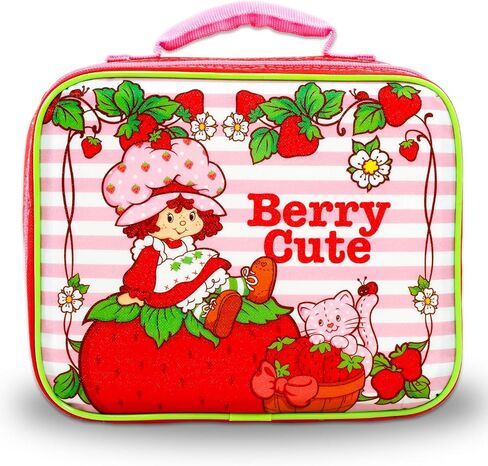 Strawberry Shortcake Backpack and Lunch Bag Set - Bundle with 16" Backpack, Lunchbox, Water Bottle, More | Strawberry Shortcake School Bag with Lunch Box for Girls in Saudi Arabia