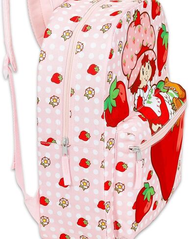 Strawberry Shortcake Backpack and Lunch Bag Set - Bundle with 16" Backpack, Lunchbox, Water Bottle, More | Strawberry Shortcake School Bag with Lunch Box for Girls in Saudi Arabia