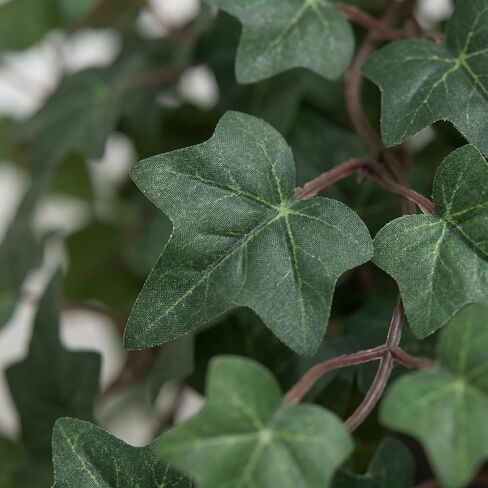 Larksilk 13" Artificial English Ivy Plant – Faux Greenery with 176 Leaves for Hanging Baskets, Window Boxes, Indoor Decor, Outdoor Planters, Home and Event Decorations – UV Resistant & Lifelike in Saudi Arabia