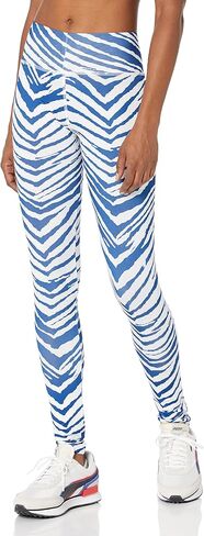 سروال Zubaz النسائي - حمار وحشي متعدد الألوان وأنماط مجردة، سروال مطاطي للاسترخاء والتدريبات والارتداء اليومي in Kuwait