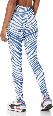 سروال Zubaz النسائي - حمار وحشي متعدد الألوان وأنماط مجردة، سروال مطاطي للاسترخاء والتدريبات والارتداء اليومي in Kuwait
