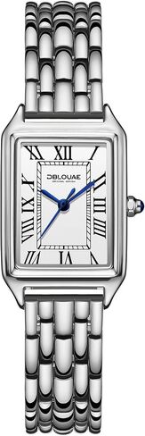 Women's Vintage Rectangular Watch, Elegant Roman Numeral Dial Quartz Watches for Women, Dainty Gold Ladies Watch, Birthday Watches Gifts in Kuwait