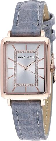 Anne Klein Women's Glitter Accented Croco-Grain Strap Watch, AK/3820 in Saudi Arabia