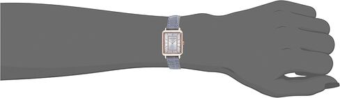 Anne Klein Women's Glitter Accented Croco-Grain Strap Watch, AK/3820 in Saudi Arabia