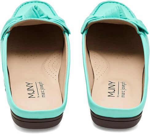 Marc Joseph New York Womens Diane St Mule Pool Blue Grainy 8.5 Medium in Kuwait