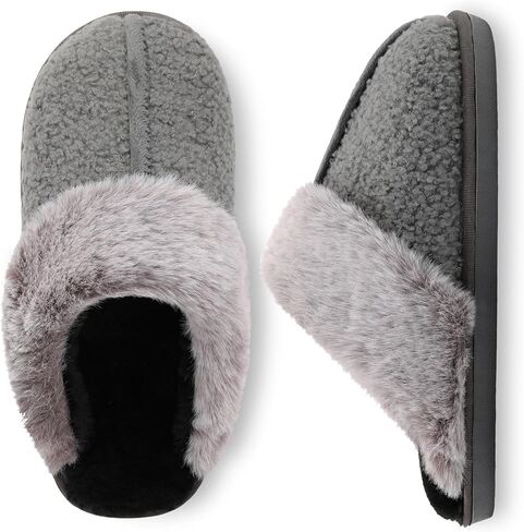 XIHALOOK Slippers for Women Soft Warm House Shoes Memory Foam Fuzzy Slippers Slip On for Indoor Outdoor in Saudi Arabia
