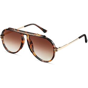 kimorn Oversized Aviator Sunglasses for Women 70s Retro Sun Glasses Classic Vintage Shades UV Protection in Saudi Arabia