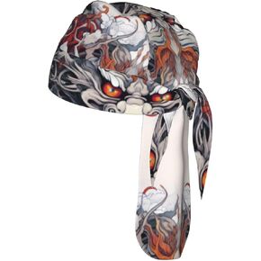 Bandana Skull Cap for Men Women, Sweat Wicking Helmet Liner, Cooling Do Rag Breathable for Motorcycle Workout in Saudi Arabia
