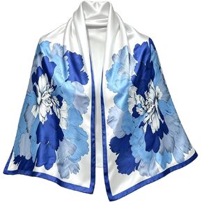 LittleMax Large Satin Scarf for Women, 70x35 Inch Silk Like Shawl Wrap, Summer Dress Scarf for Evening Dresses & Travel in Saudi Arabia