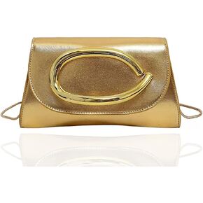 PU Leather Clutch Purses for Women,Glamorous golden and silver Crossbody Handbags Party Clutch Purse in Saudi Arabia