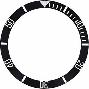 Ewatchparts Bezel Insert Ceramic Compatible With Invicta Pro Diver 8926OB 9937 9937OB Engraved # Black in Saudi Arabia