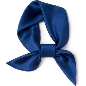 SHIROUYU 100% Mulberry Silk Scarf 26.5'', Lightweight Solid Color Square Neckerchief, Soft Satin Hair Scarf with Gift Wrap in Saudi Arabia