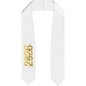 Class of 2026 Graduation Stole Satin Senior Sash for High School College Commencement Ceremony Keepsake in Saudi Arabia
