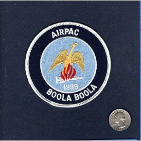 Embroidered Patch - Patches for Women Man - 1999 BOOLA BOOLA Award F-14 Tomcat Phoenix Missile Navy VF-211 Squadron Patch in Saudi Arabia