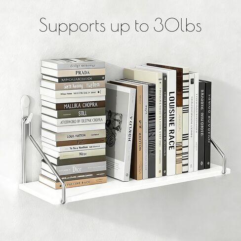Small Floating Shelf for Wall No Drill 11lb Strong Hold with Adhesive and Nails in Saudi Arabia