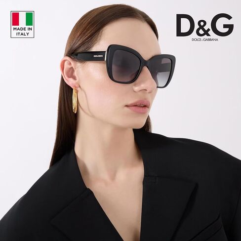 DOLCE & GABBANA DG4348 نظارة شمسية بشعار على شكل فراشة مع مجموعة نظارات فاخرة in Kuwait