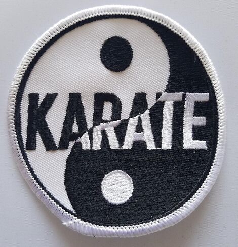 3.5" Yin & Yang Patch - Karate in Saudi Arabia