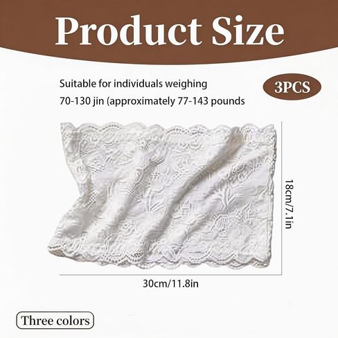 Lace Bandeau,Cleavage Cover,Coverage for Low Necklines,Stretchy Lace Tube Top for Professional & Casual Wear in Kuwait