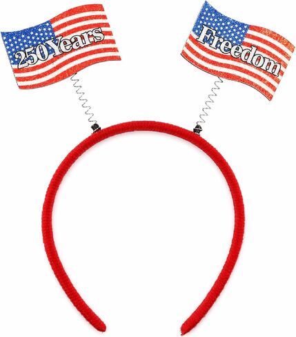 4th of July Headband 250 Anniversary Headband USA Headband, Patriotic 4th of July Party Favors Hairband for Women Men in Saudi Arabia