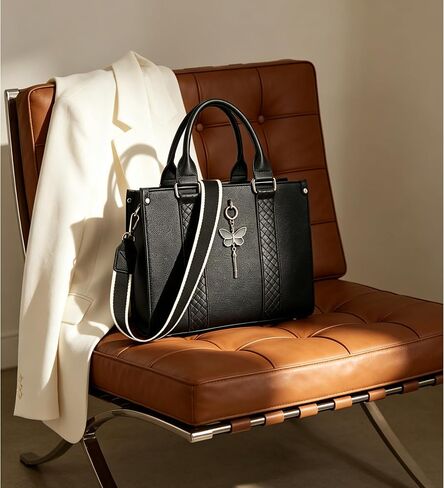 Tote Bag for Women Purse and Wallet Set Satchel Handbags Top handle 2pcs Adjustable Straps in Kuwait