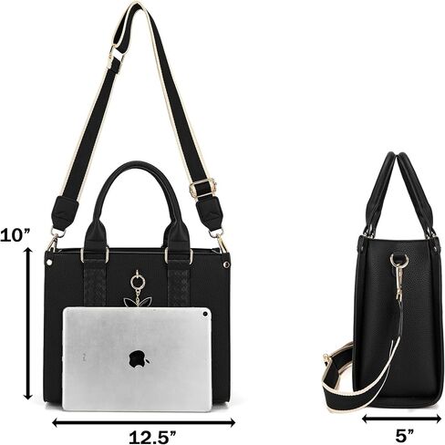 Tote Bag for Women Purse and Wallet Set Satchel Handbags Top handle 2pcs Adjustable Straps in Kuwait