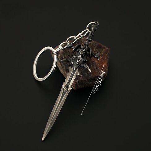 Sword Keychain for Game Cosplay Prop Key chian, Metal Collectible Desk Decoration in Saudi Arabia