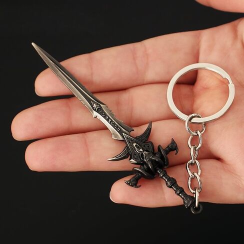 Sword Keychain for Game Cosplay Prop Key chian, Metal Collectible Desk Decoration in Saudi Arabia