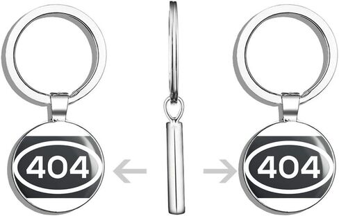 404 Area Code Sticker Georgia Atlanta Chandler-Mcafee College Park Pride Double Sided Stainless Steel Keychain Key Ring Chain Holder Car/Key Finder in Saudi Arabia
