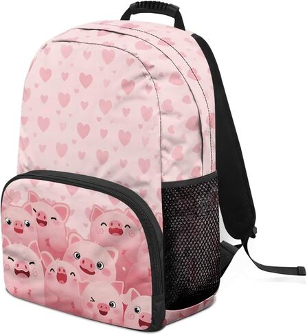 HUIACONG Capybara Backpack with Lunch Box Set Pencil Case Teen Bookbag Age 10-12 Kindergarten Middle Elementary Student Book Bag Back to School Supplies in Saudi Arabia