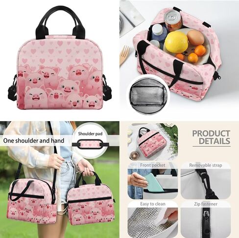 HUIACONG Capybara Backpack with Lunch Box Set Pencil Case Teen Bookbag Age 10-12 Kindergarten Middle Elementary Student Book Bag Back to School Supplies in Saudi Arabia