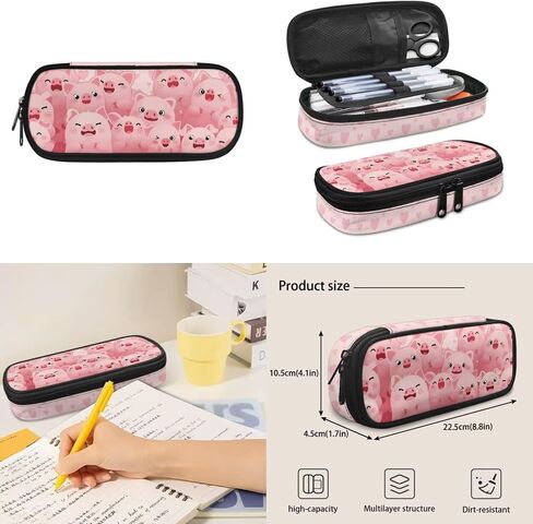 HUIACONG Capybara Backpack with Lunch Box Set Pencil Case Teen Bookbag Age 10-12 Kindergarten Middle Elementary Student Book Bag Back to School Supplies in Saudi Arabia
