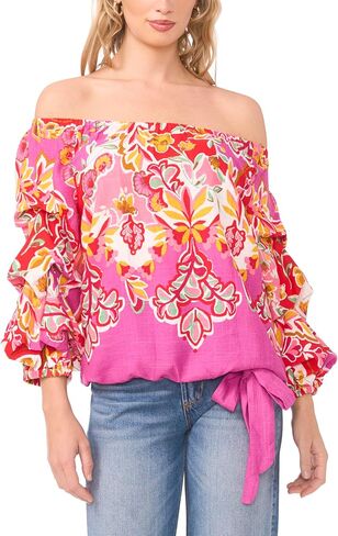 Vince Camuto Women's Off-the-Shoulder Balloon Sleeve Blouse in Saudi Arabia