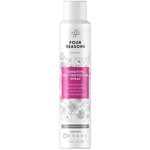 No nothing Very Sensitive Aerosol Heat Protectant Spray for hair - Hypoallergenic, Fragrance Free Heat Protection Spray - Gluten Free, 100% Vegan, Cruelty-Free Hair Protectant Spray from heat - 4.97oz in Saudi Arabia