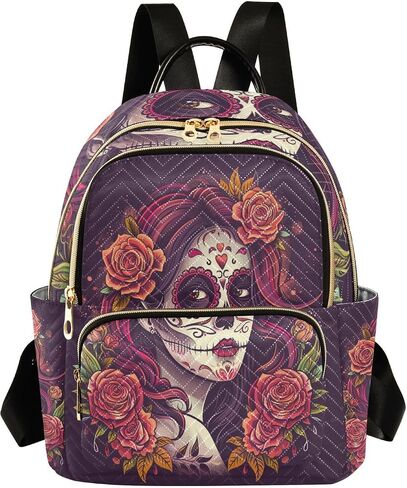 ALAZA Highland Cow Rose Butterfly Women Backpack Purse Shoulder Bag in Kuwait