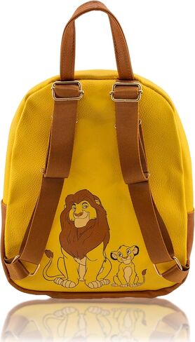 Disney Lion King Backpack for Women, Men, Boys, Girls, Unisex | Cute PU Leather 10" Simba Mini Backpack Purse Shoulder Purse | Lion King Bag and Accessories in Kuwait